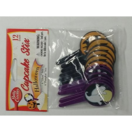 12 Count Halloween Cupcake Stix