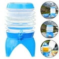 thumbnail image 4 of Plastic Beverage Machine With Faucet And Stand Suitable For Picnic Barbecue Outdoor Can Be Collapsed Portable Drinks Dispenser, 4 of 6