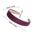 thumbnail image 3 of Wide Headband Women Soft Fabric Non Slip Hair Band, Simple Plain Hair Accessory for Daily Wear Work Sports, Multi Pack, 3 of 4