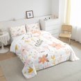 thumbnail image 3 of YST Ensemble de Douillette Fleurs de Cerisier Simple pour Filles Femmes Ensemble de Literie Fleur Rose, Courtepointe Chic Florale Douillette Thème Botanique Couette Matelassée Blanc Rose Décoration de Chambre 2 Pcs, 3 of 5