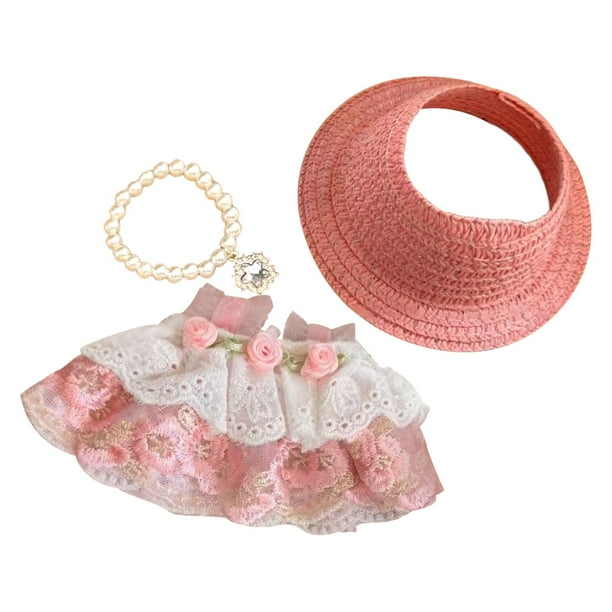 Ropa de Muñeca para Niñas 3+ Años Tela Suave Traje de Juego Accesorios para Todas las Ocasiones