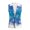 Blue Snowflake Pattern, variant on Black Cat Floral, Breathable Women's Sleeveless Blazer Vest for Work Summer Spring, Wrinkle Resistant Lightweight Outerwear Vest
