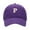 Purple, variant on Women Mens Baseball Cap Letter P Embroidered Baseball Cap Adjustable Sun Hat For Casual Outdoor Black One Size
