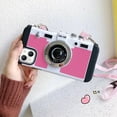 thumbnail image 5 of Emily in Paris Phone Case Compatible with iPhone 13 for Women and Girls Camera Case Cute Vintage 3D Design Fashion Neck Strap Crossbody Strap Lanyard Cover Shockproof Protective Cover Rose, 5 of 11