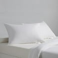 thumbnail image 3 of Sivanplaza White Pillow Cases Queen Size 2 Pack, Bamboo Rayon Cooling Pillowcases with Envelope Closure, 20x30 inches, Color White, 3 of 5