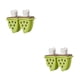 thumbnail image 4 of Advancent ABS forma de sandía molde de helado lindo reemplazo de dibujos animados 4 rejilla lavable DIY molde sellado accesorios verde Verde 2Conjunto, 4 of 6