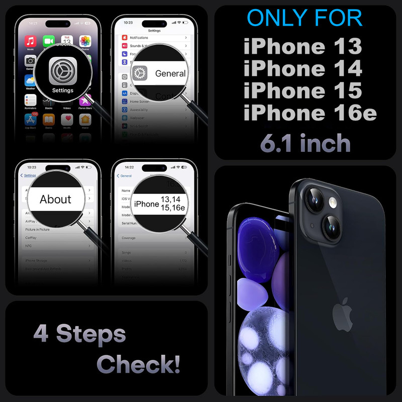 XG-Tech Rugged Dual-Layer Case for iPhone 15/14/13 Navy photo 5