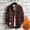 Red, variant on Floenr Mens T Shirts,Men's Plush Thick Warm Plaid Shirt Autumn And Winter Jacket