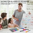 thumbnail image 7 of Shuttle Art Wet Erase Markers, 12 Colors 1mm Fine Tip Smudge-Free Markers, Use on Laminated Calendars,Overhead Projectors,Schedules,Whiteboards,Transparencies,Glass,Wipe with Water, 7 of 7