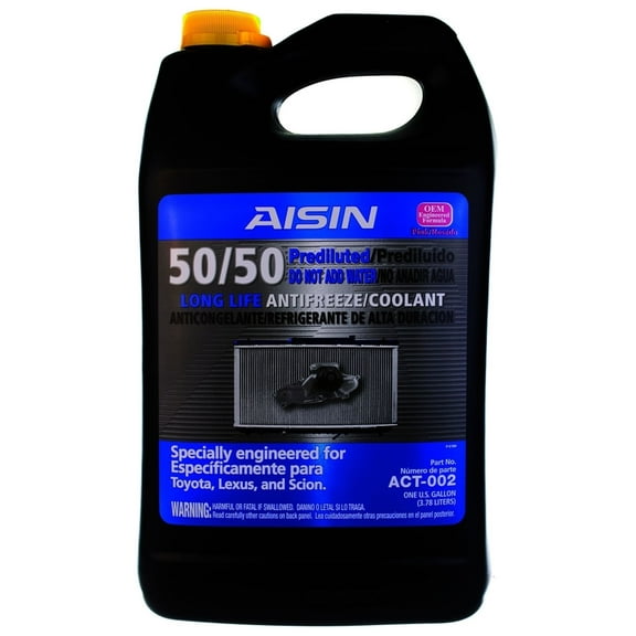 Aisin Extended Performance Antifreeze & Coolant, 7.50 x 4.00 x 7.50" Gallon