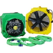 Portable Electric Bed Bug Sanitation Heater | Professional-Grade | Heat Treatment System and Equipment | Get Rid of Bugs | 19,000 BTU | ePro 400XP Bundle Package for 400 - 600 Sq Foot Room | Green