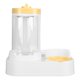 thumbnail image 1 of Dispensador De Agua Y Comida Para Mascotas, Comedero Automático Para Gatos De Diseño 2 En 1 Con Dispensador De Agua De 1 Litro Y Dispensador De Comida De 2 L, Ventana, 1 of 7
