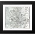 thumbnail image 2 of Baedeker 16x15 Black Modern Framed Museum Art Print Titled - Catania Italy - Baedeker 1880, 2 of 5