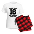 thumbnail image 5 of CafePress - This Is What 16 And Awesome Women's Light Pajamas - Women's Short Sleeve Print T-Shirt and Pants Light Cotton Pajama Set, 5 of 7