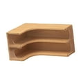 thumbnail image 1 of simhoa Corner Shelf 2 Tier Organization Elegant Space Saving Multipurpose Display Stand wooden color, 1 of 8