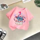 thumbnail image 3 of Marca Kawaii Disney Stitch Camiseta de algodón para niños Camiseta con número para bebé Regalo de cumpleaños Camiseta para niño Ropa informal de moda para niños y niñas, 3 of 5