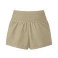 thumbnail image 5 of Miqool Maternity Shorts with Pockets Over The Belly Drawstring Casual Pregnancy Shorts for Athletic Yoga Workout, 5 of 9