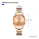 thumbnail image 3 of Reloj Curren Mujer Dama Análogo Contra Agua Fechador Color de la correa Dorado, 3 of 8