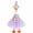 Purple, variant on Austok Happy Birthday Porch Goose Outfit for 23inch Statues Reusable Birthday Yard Goose Costume Set with Bandana Hat and Tutu Skirt for Outdoor Yard Decor