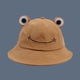 thumbnail image 2 of Femmes Casual Mignon Animal Randonnée Pêche Chapeau Seau Chapeau Vert, 2 of 2