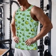 thumbnail image 5 of Rateoe Froggs In The Lake Pattern Sleeveless Gym Shirt Muscle Tee Breathable Workout Shirt Slim-Fit Tank Quick Dry Fit Muscle Tank Top Bodybuilding Sleeveless T Shirt-, 5 of 7
