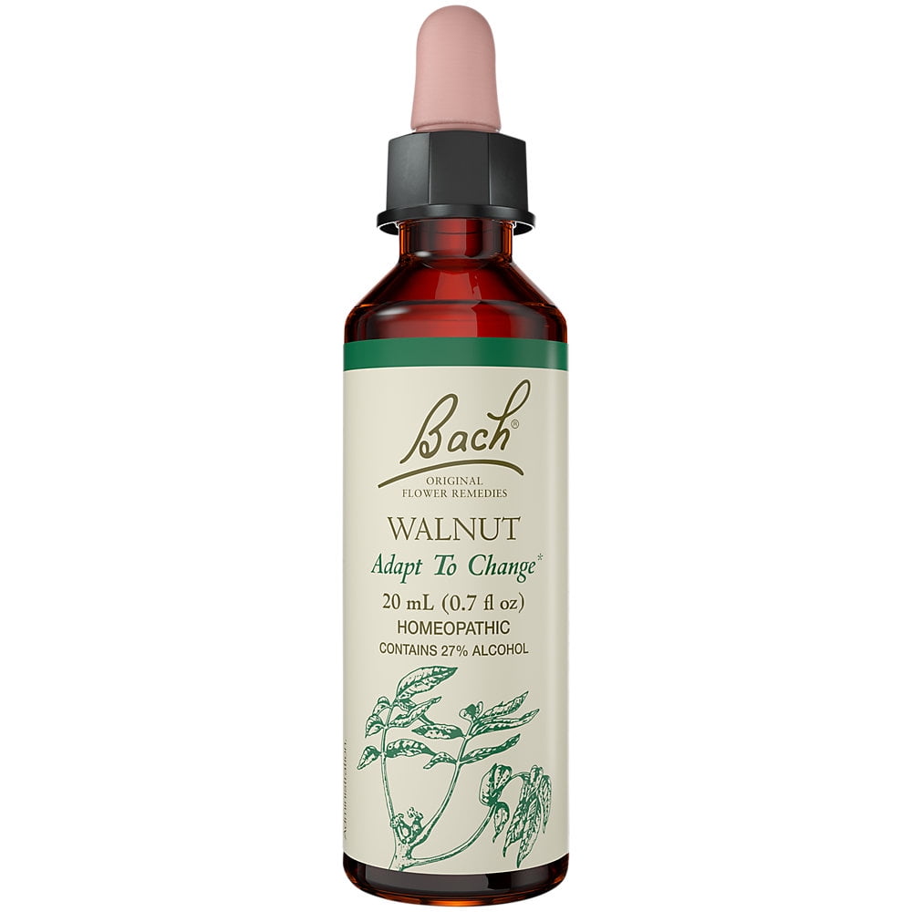 Bach Original Flower Remedies, Walnut for Adapting to Change, 20mL Dropper