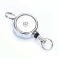 thumbnail image 5 of ✪ Zinc Alloy Carabiner Badge Reel Retractable ID Card Reel Badge Holder Keychain, 5 of 13