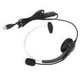 thumbnail image 2 of USB Headset Noise Cancelling Call Center Headset with Microphone Mute Control for Business Meetings Customer Service, 2 of 8