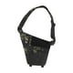 thumbnail image 4 of Bolso bandolera de pecho para hombre, con correa ajustable, portátil, informal, para el hombro Negro, 4 of 9