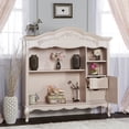 thumbnail image 2 of Evolur Aurora Hutch and Bookcase, Dusty Rose, 2 of 9