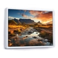 thumbnail image 2 of Designart "South African Beauty Table Mountain II" Landscapes Floater Framed Canvas Wall Art, 2 of 7