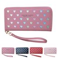 thumbnail image 2 of Lady Wallet Large Capacity All-match Heart Fashion Card Wallet Clutch Pouch, 2 of 8
