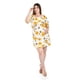 thumbnail image 1 of Vestido floral con manga bombacha Roman Fashion /Tallas Extras, 0900 (Flor amarillo) amarillo 40, 1 of 5