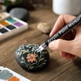 thumbnail image 5 of 0.7mm Ultra Fine Acrylic Paint Pen, Water-Based Paint Marker for Black Paper Ceramics Glass Wood Canvas Metal, 1 Pack with 4 Color Options, Fine Tip Paint Pen, 5 of 6