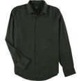 thumbnail image 1 of Alfani Mens Vesper Twill Button Up Camisa, Verde, Grande, 1 of 1