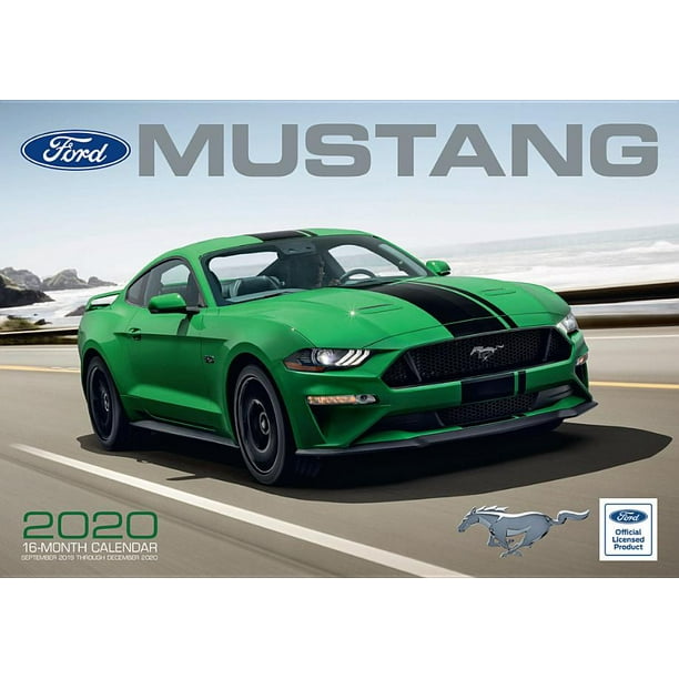 Ford Mustang 2020: 16-Month Calendar - September 2019 through December
