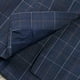 thumbnail image 4 of Blazer de mujer de manga larga con solapa y estampado a cuadros, elegante chaqueta de traje de poliéster para mujer, 4 of 7