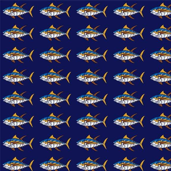 Tuna Fish Design Premium Roll Gift Wrap Wrapping Paper