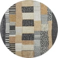 thumbnail image 2 of Addison Rugs Mayfield Premium Machine Washable Transitional Geometric Black Round Rug, 8' x 8', 2 of 6