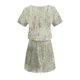 thumbnail image 3 of Mini Vestido de Verano Color Sólido Cuello en V Manga Corta Vestido de Becerro Medio, Vestido Corto de Verano, 3 of 5