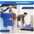 thumbnail image 4 of Mesa de ping pong SereneLife, tamaño mediano, plegable, 6 pies x 3 pies, azul, 4 of 7