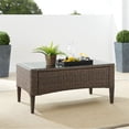 thumbnail image 2 of Crosley Rockport Outdoor Wicker Coffee Table in Oatmeal, 2 of 11