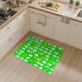 thumbnail image 2 of ODIKA 3'x5' Washable Accent Rug Ghost Guitar Cartoon Halloween Motif Starry Border Kawaii Faces for Bedside, Nursery Room, Pet Friendly & Non-Shedding, 2 of 7