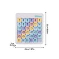 thumbnail image 3 of TIELUTT Sliding Puzzle Toy Educational Brain Teaser Game For Kids Ages 5 and Up Learning Activity Keyboard Poppet Game for Kids 2 Computer for Toddlers 4 Years Old Kids Building Beehive Game for Kids, 3 of 5