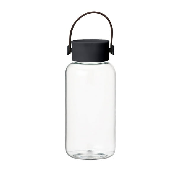 Vaso de plástico transparente de alta estética para deportes al aire libre, portátil y de mano.