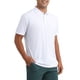 thumbnail image 4 of CAMISETAS POLO PARA HOMBRE INSPIRE CHIC DE MANGA CORTA LIGERAS, AJUSTE REGULAR, CASUAL, DE NEGOCIOS, CAMISA SÓLIDA PARA GOLF XL BLANCA, 4 of 6