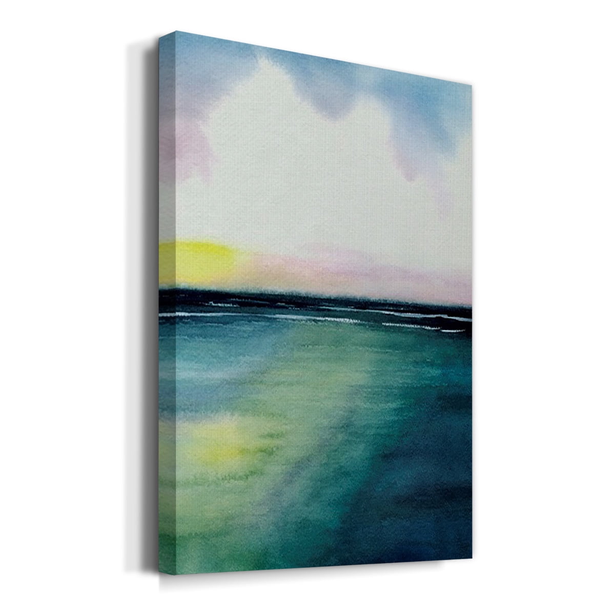 Sherbet Sunset Diptych II Premium Gallery Wrapped Canvas - Ready to Hang