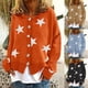 thumbnail image 2 of Suéter de otoño e invierno de Europa y Estados Unidos, cárdigan de punto para mujer, chaqueta de un solo pecho con estrella de cinco puntas, 2 of 6