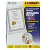 C-Line Super Heavyweight Cleer Adheer Quick Cover Laminating Pockets, Box of 25