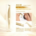 thumbnail image 2 of NAGARAKU AG Series High-Density Fiber Tip Anti-Slip Professional Tweezers for Eyelash Extensions AG-09, 2 of 7